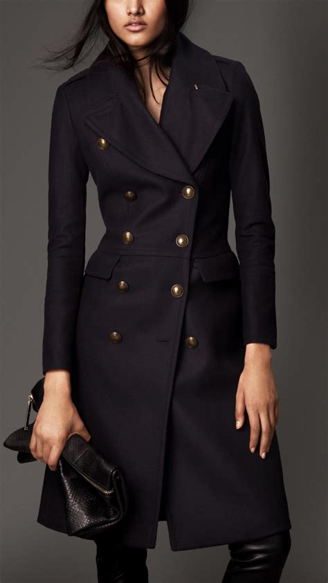 burberry kelson double-breasted military wool coat|burberry wool coats for women.